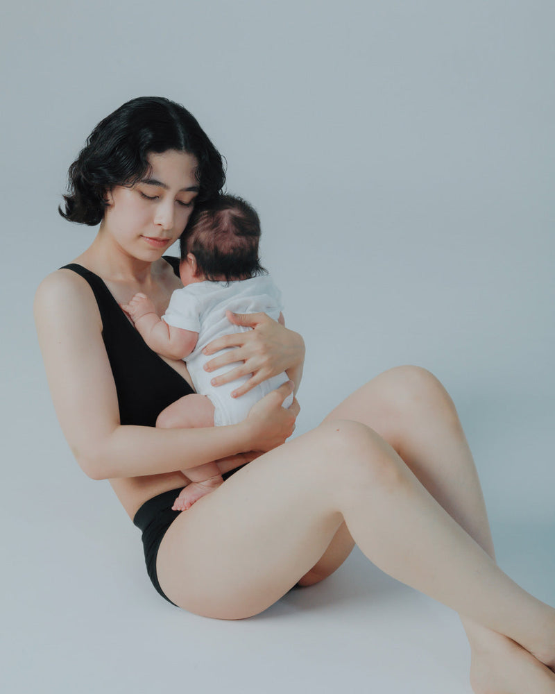 ninaru【カシュクール】Mommy Bralette | ブラック